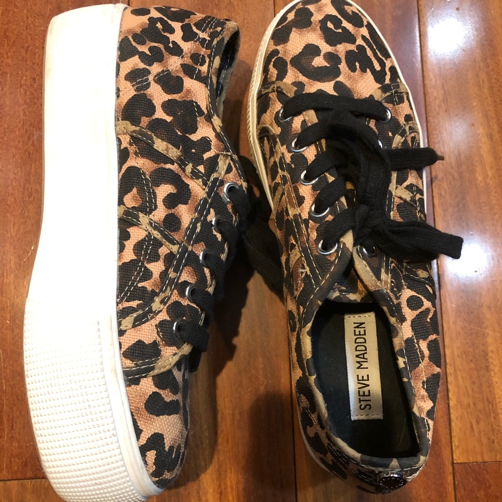 steve madden cheetah platform shoes